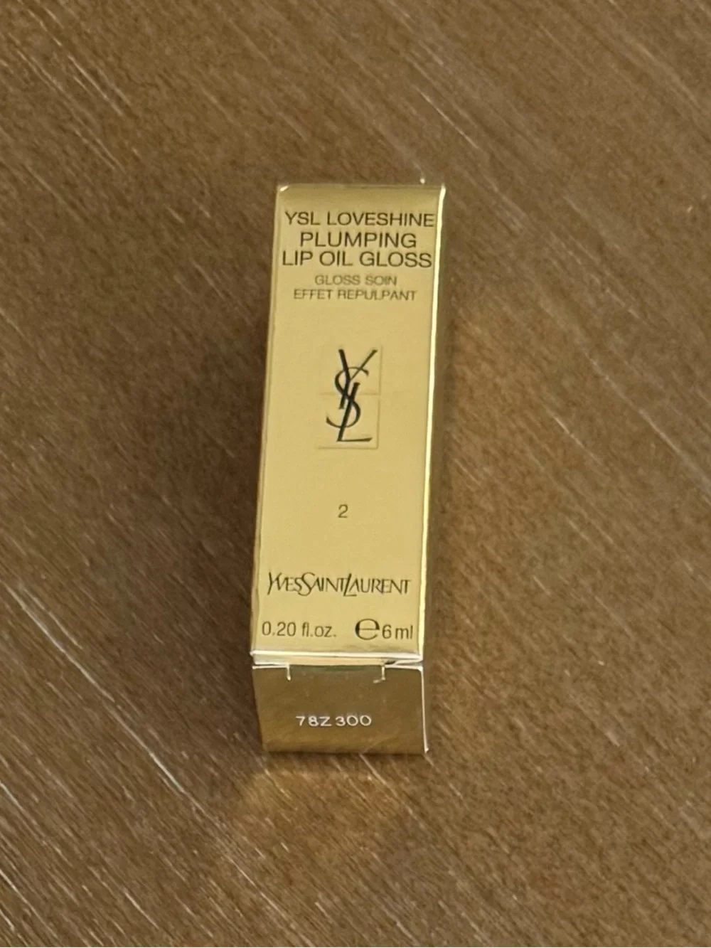 YSL Loveshine Plumping Lip Oil Gloss 2 Lucky Moonstone
